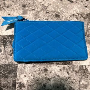 Vera Bradley Ultimate Card Case- Solid Blue